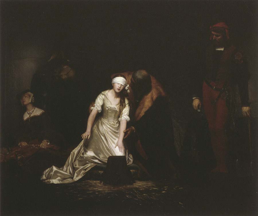 Paul Delaroche Execution of Lady jane Grey